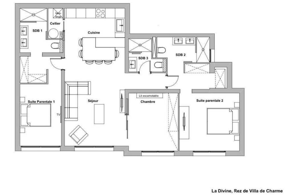 Rez De Villa De Charme-Piscine-3 Chambres 6 Pers Saint-Raphael  Ngoại thất bức ảnh